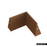 Angle costière en acier corten brut