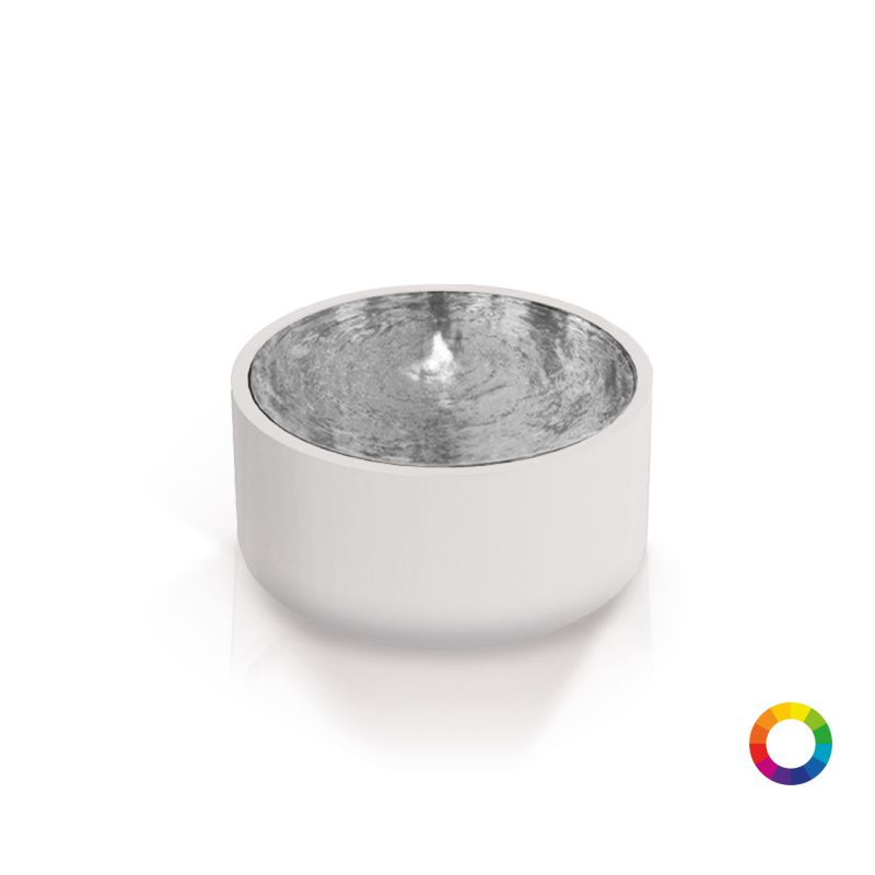Table d'eau en aluminium peint - ronde