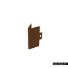 Angle pour bordure droite en corten brut