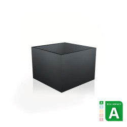 Bac de jardin carré en aluminium peint