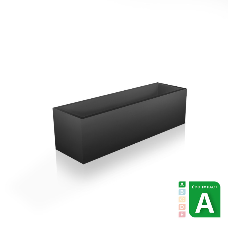 Bac de jardin rectangle en aluminium peint