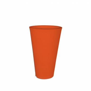 pot-de-fleurs-plastique-amphor-orange-signalisation-Les-Serruriers-du-Paysage