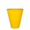 pot-de-fleurs-plastique-vase-jaune-citron-Les-Serruriers-du-Paysage